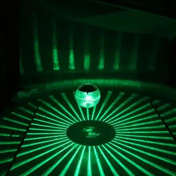 Плаващ Подводен Топка лампа на слънчевата енергия, което променя цвета си, за парти край басейна, нощна светлина за дворно езерце, Градинска лампа