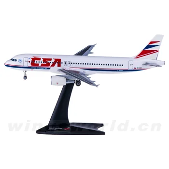 Мащаб 1: 200 Herpa 51151 Czech Airlines Airbus A320 OK-GEA Моделиране на Готовите модели на самолета Колекция подарък играчка