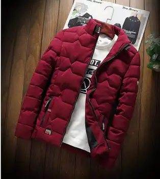 Мъжки дрехи 2023, Зимно Постоянни Палто с памучна подплата За Мъже, Тенденцията Утолщенное Топло палто с памучна подплата За Мъже Големи размери