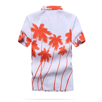 Модерен мъжки Хавайска риза, Мъжки Ежедневни плажни ризи с цветен принтом, Къс ръкав Модерен мъжки Хавайска риза, Мъжки Ежедневни плажни ризи с цветен принтом, Къс ръкав 1