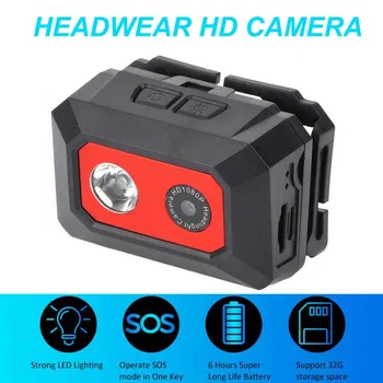 HD 1080P Спортна камера на открито F18 камера за нощно виждане SOS, инсталиране на главата, екшън-камера, каска за запис на видео DVR Камера HD 1080P Спортна камера на открито F18 камера за нощно виждане SOS, инсталиране на главата, екшън-камера, каска за запис на видео DVR Камера 1