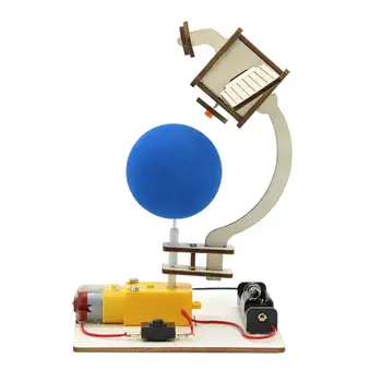 Комплект за домашно дървена научен експеримент, играчка-спътник, която разработва играчка за училище