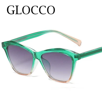 Ретро Луксозни Малки квадратни Слънчеви очила 2023 За мъже и жени, модната марка, Дизайнерски личност, Слънчеви очила са в двоен цветен рамки UV400