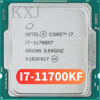 НОВ Восьмиядерный 16-стрийминг процесор Intel Core i7 11700KF i7-11700KF с честота 3.6 Ghz L3 = 16 MB 125 W LGA 1200 в запечатан вид, но без охладител