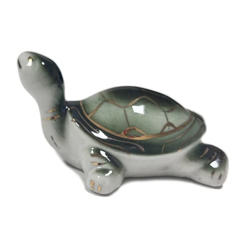 Керамична статуетка на костенурка NYMYHE, цветни керамични мини-фигурка на костенурка, украса домашен офис маса, украса за дома