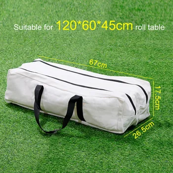 Чанта за носене на открито, Холщовая чанта за съхранение, Сгъваема Походный дървена Roll маса 120 см, roll маса на 90 см