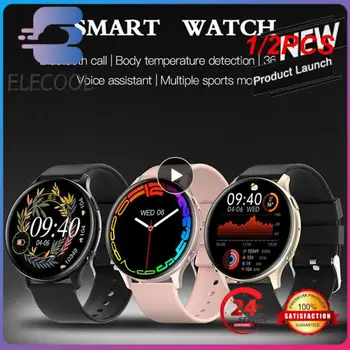 1 / 2 ЕЛЕМЕНТА OLED Модни умни часовници Дамски наблюдение на сърдечната честота, Кръвното налягане Многофункционални спортни часовници Мъжки Дамски Водоустойчив Умен часовник