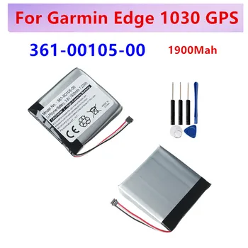 Оригинална батерия 361-00105-00 За Garmin Edge 1030 Измерване на скоростта на Велосипеда висок Клас Взаимозаменяеми Батерия 1900 mah + Безплатни инструменти