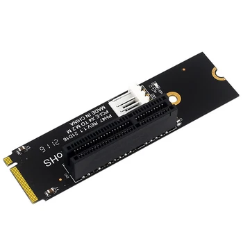 Адаптер NGFF M. 2 за преобразуване на PCI-E 4X, съвместим с интерфейс X1 X4 X8 X16 PCI-e, Статична опаковка в пакет