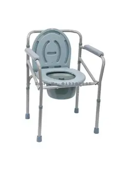 Тоалетна за възрастните хора Просто Седалка за тоалетна Мобилен Тоалетна Бременни Жени, Възрастни Седи клекнал Столове Сгъваеми Домакинство