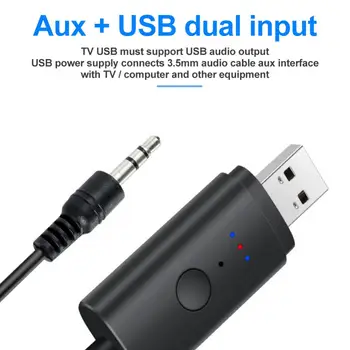 3.5 мм-Bluetooth-съвместима пренос на звука, Щепсела и да играе Безжичен предавател, адаптер за предаване на звука на 