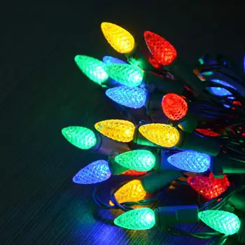 Осветителни тела за беседки, Ягодово гирляндный лампа, уникална коледна украса на батерии за вътрешна и външна употреба за Коледната елха