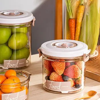 Фланец на помпата, Огнеупорни Вакуум контейнер за съхранение на плодове и зеленчуци, Кухненски принадлежности, Кутия за съхранение на пресни продукти