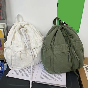 Модерен Дамски Реколта чанта за колеж, награда на съвсем малък, Дамски холщовая чанта, Училищен раница за пътуване