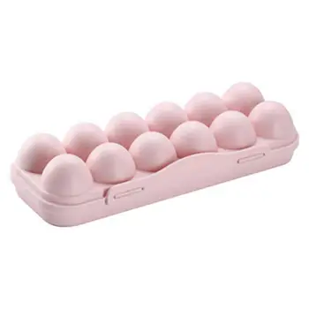 Практична кутия за съхранение на яйца с капак, на потребителска Кутия за съхранение на пресни яйца с капак, Огнеупорни титуляр за яйца от полипропилен за семейството