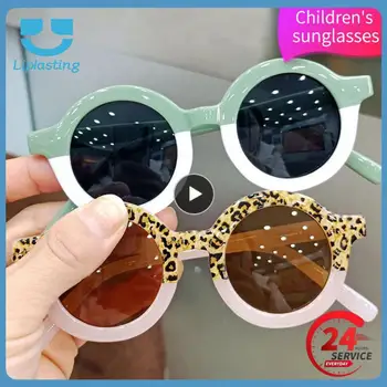 1-10 бр. Детски слънчеви очила От твърдо акрил За защита от Слънце на открито, декоративни очила С кръгли слънчеви очила