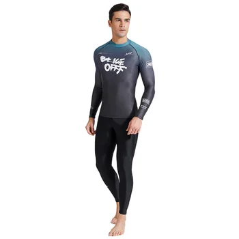 Мъжка риза Rashguard L-5XL за сърфиране, Къс, Высокоэластичная, бързосъхнеща, за сърфиране, гмуркане, Плаващи Плажен бански, неопреновый неопрен
