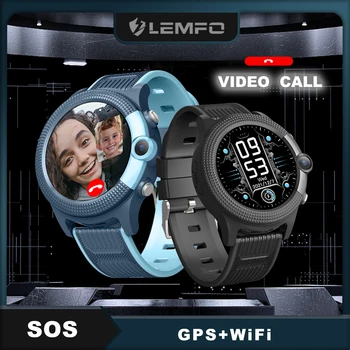 LEMFO D36 Детски Часовници За момичета и момчета HD Камера Смарт часовници GPS Тракер Детски видео разговори 4G Електронен Монитор Огради SOS Smartwatch