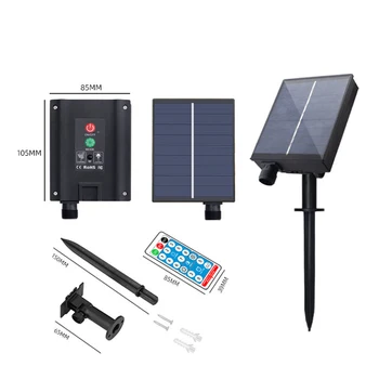 Адаптер на слънчевата енергия е 8 режими за дистанционно управление на led драйвера Водоустойчива IP65 захранване за led завесата за градината