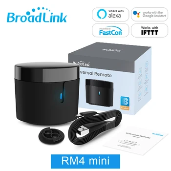 BroadLink RM4 Мини Универсално Дистанционно Управление IR Wifi Smart Switch За климатик TV Работа С Алекса Google Home Асистент