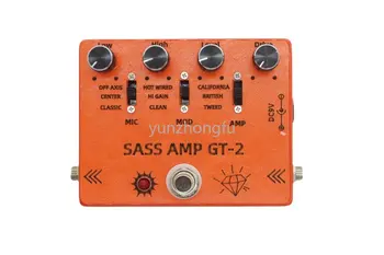 Ръчно эффектор SansAmp GT-2, копие акустична система за електрически китари, аналогов дисторшн, единична монтажна такса