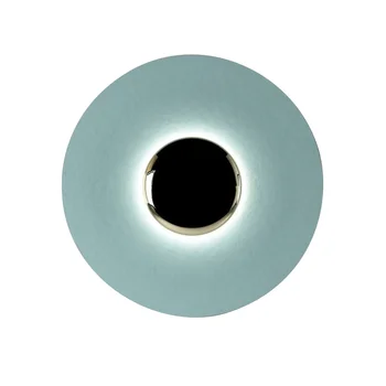 Вътрешна Модерна минималистичная дизайнерско led крушка на верандата, Прикроватное осветление за спалня, Украса на кръглата фон, Творчески стенни аплици с НЛО