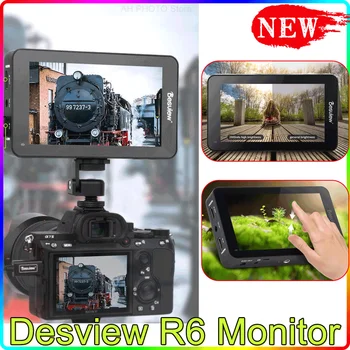Монитор Desview R6 5,5 Инча UHB 4K, HDMI FHD 1920x1080 3D LUT HDR Сензорен екран в Поле камера Монитор за DSLR Камери Besview