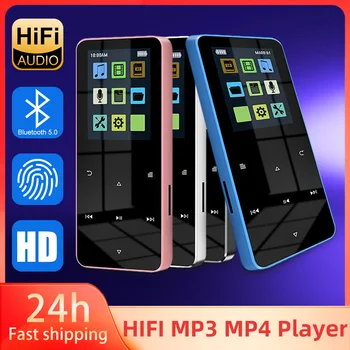 Мини Mp3 плейър Mp4 За Запис на електронни книги 1,8-инчов Сензорен TFT екран Музикален Плеър Bluetooth FM радио Студентски Walkman Вграден Високоговорител