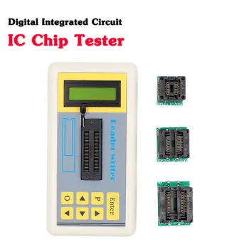 Тестер чип цифрови интегрални схеми, детектор на чипове за транзистори, 5-3,3 В/Автоматичен режим, тестер за чипове за операционен усилвател