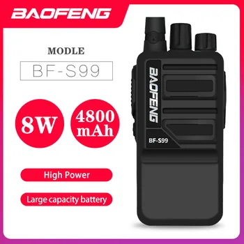 2020 8 W Baofeng BF S99 Мини-Радио с Висока Мощност Двустранно Преносими Радио UHF радио FM Радиоприемник Актуализиран BF-888S bf888s