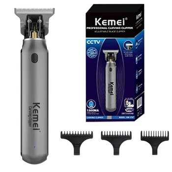 Оригиналната Мощна машина за косене на косата Kemei за мъже, безжичен Професионална Машинка за оформяне на брада, машина за подстригване на коса, акумулаторна